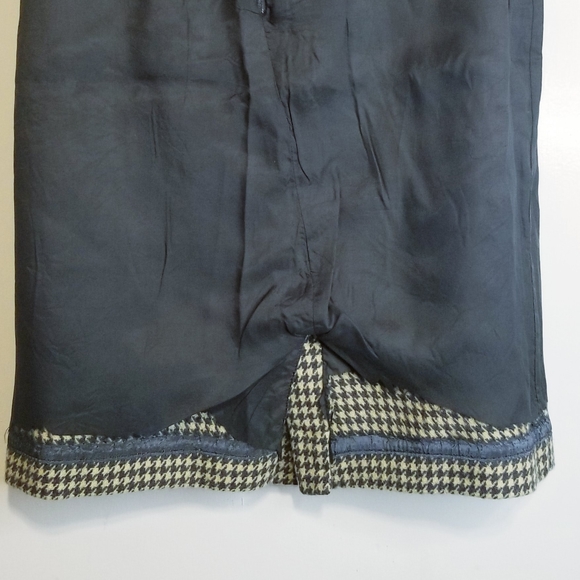 Vintage Jones New York Houndstooth 100% Pure Wool Skirt - Picture 13 of 15